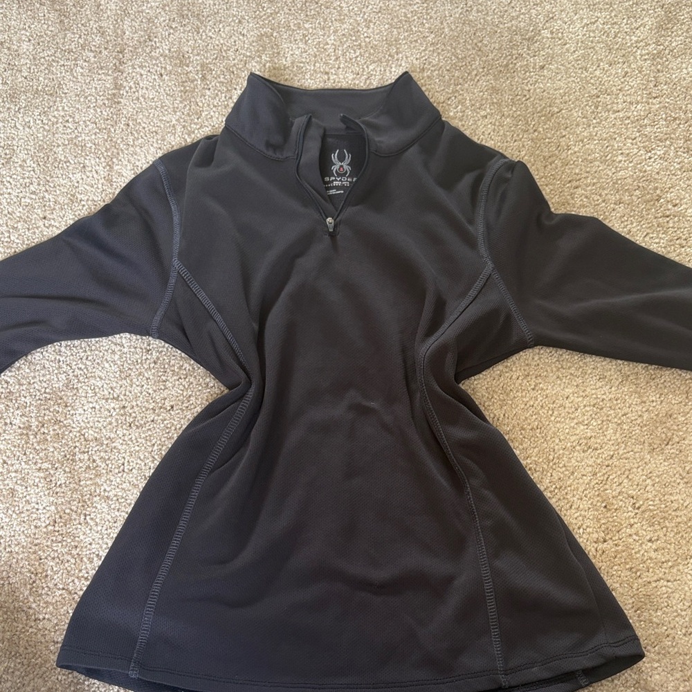 Spyder Black Performance Pullover